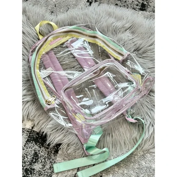 Stoney Clover Lane X Target Transparent Clear Backpack Bag Pastel - Picture 6 of 8